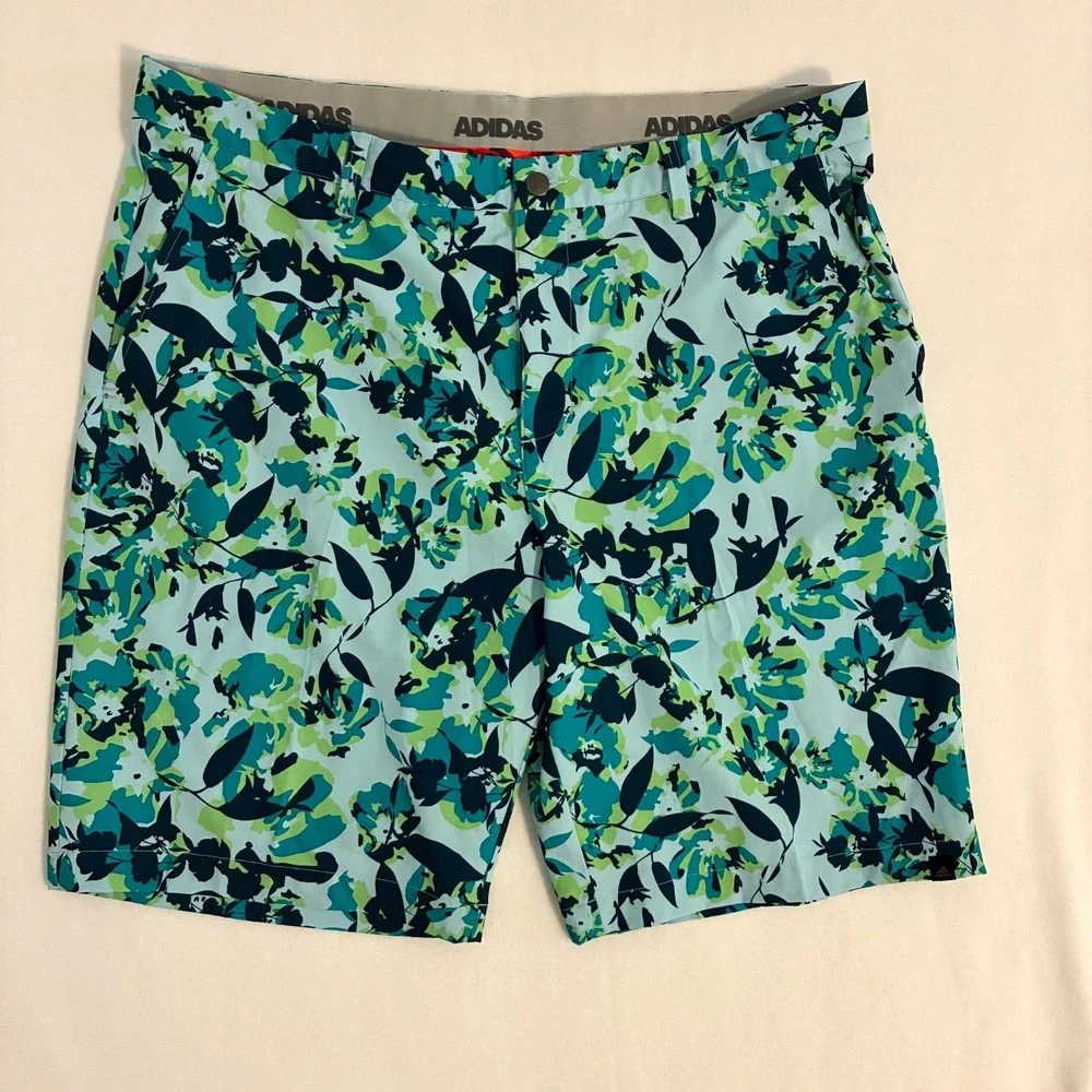 Adidas Ultimate 365 Golf Shorts Mens Size 40 Performance Comfort Waist‎ Floral